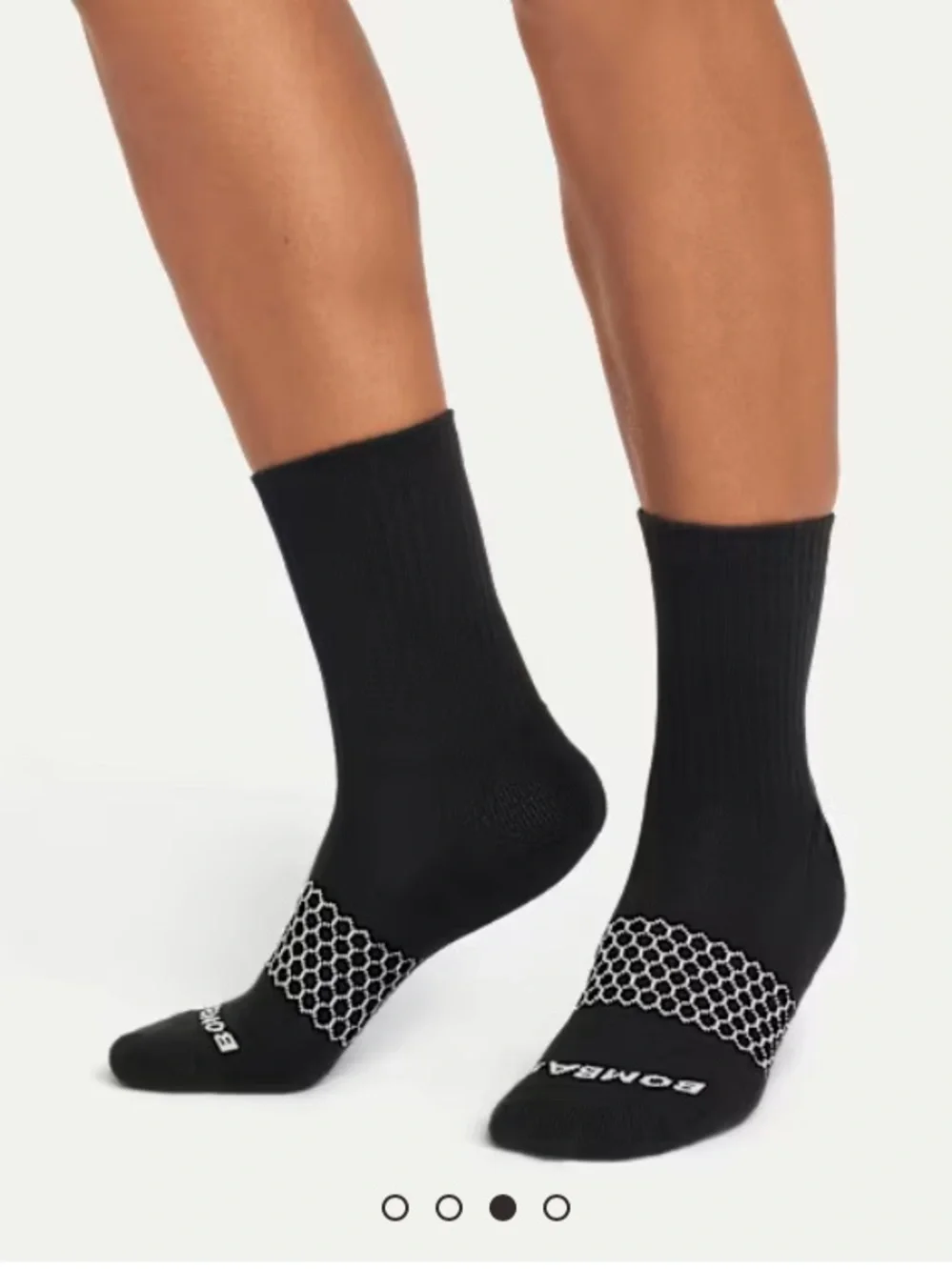 Bombas Black Half-Calf Socks 4-Pack